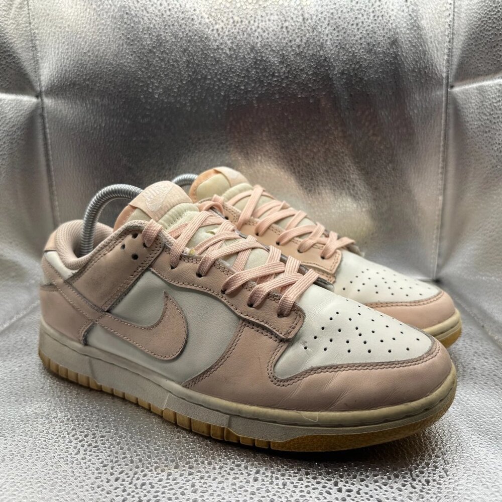 Size 9 Nike Dunk Low Orange Pearl White Womens Athletic Sneakers DD1503-102